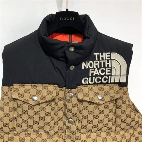 fake gucci vest|gucci vest north face.